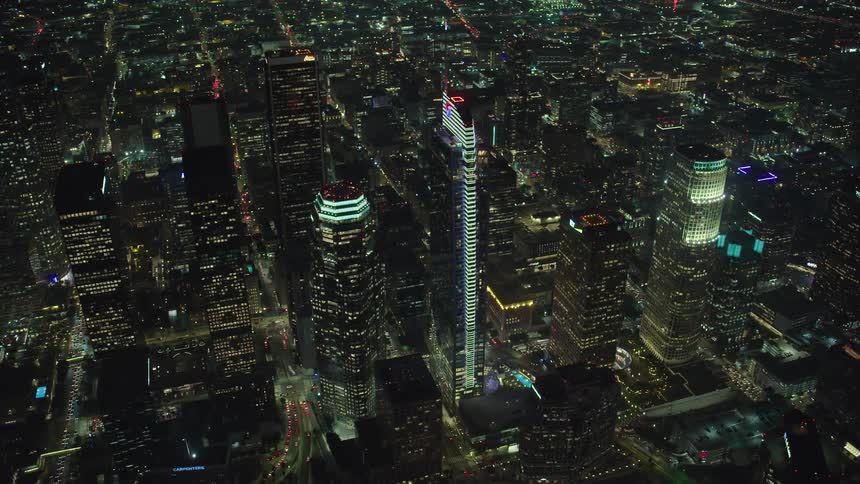 Skyline view of buildings in a downtown area
