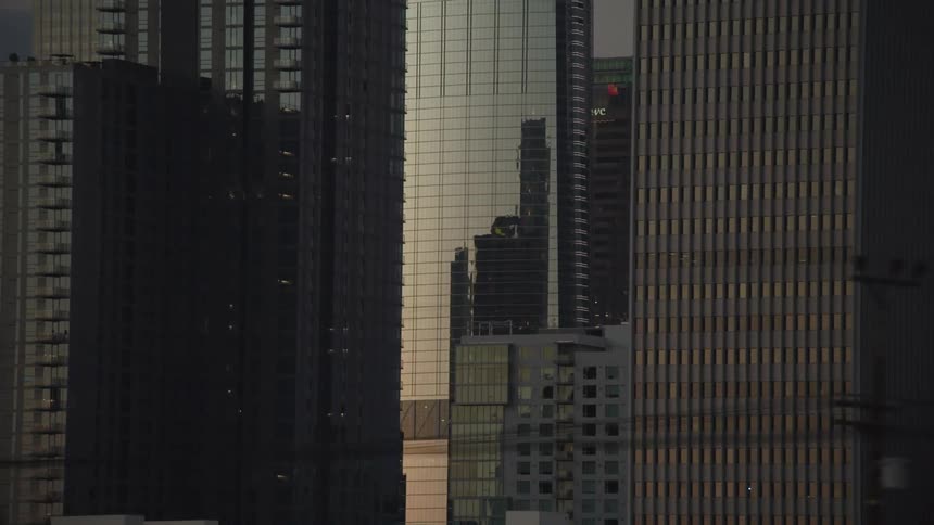 Skyscrapers in a downtown area