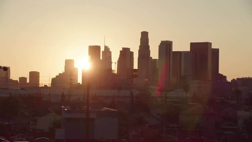 Skyscrapers in a city