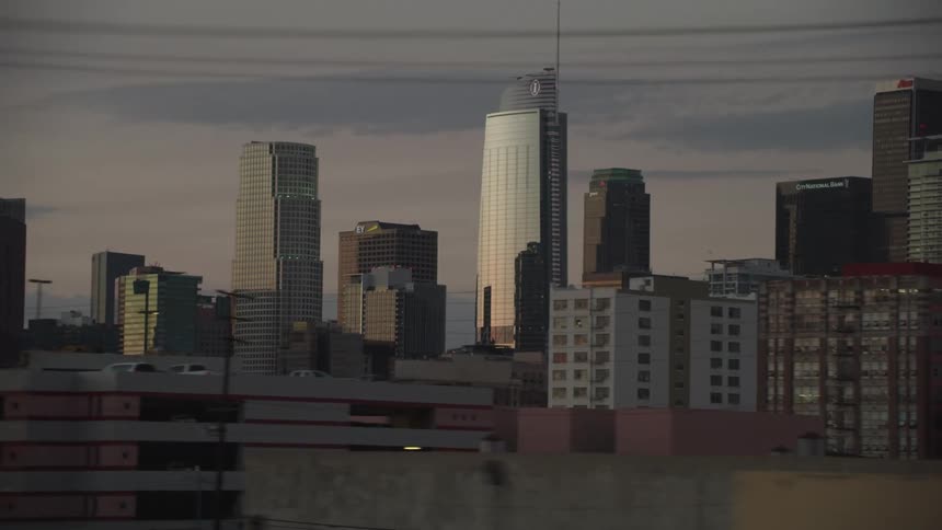 Buildings in a city