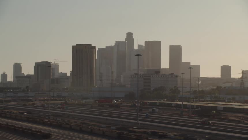 A factory in a city