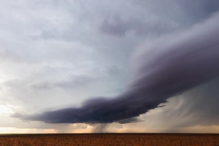 The clouds pour rain unto the earth