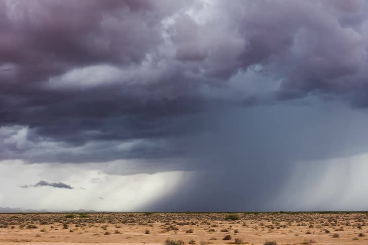 Storm clouds moving across the sky