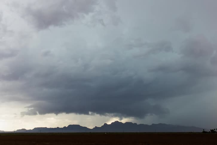 Time lapse of a storm in the distance