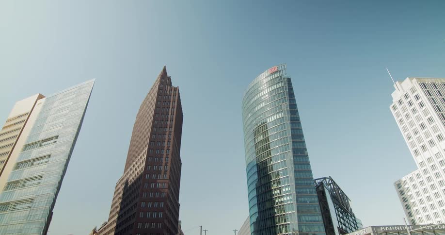 Buildings in a downtown area