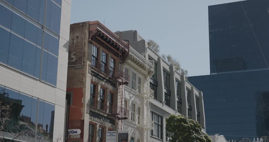 Buildings are standing tall in the city