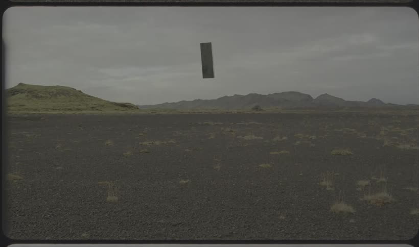 Footage on a virtual reality screen