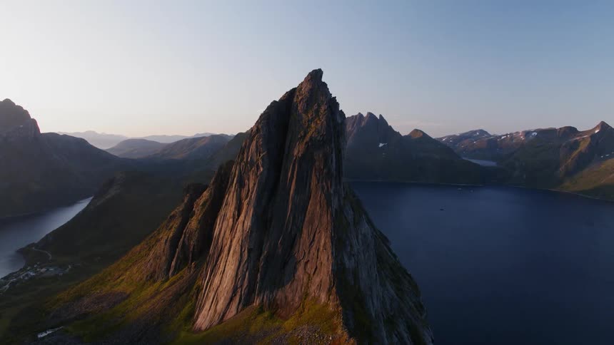 Mountain in northern Norway