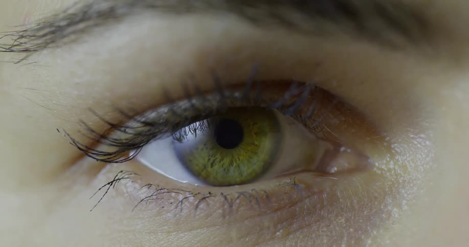 Close up view of a womans eye