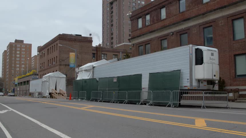 New york city sets up temporary morgue amid covid19 pandemic