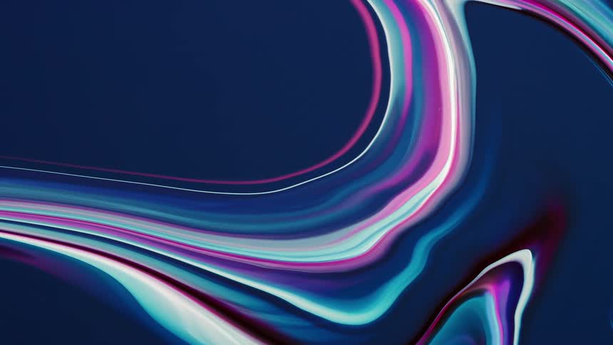 complex stripes of paint marble and move in pink white and blue