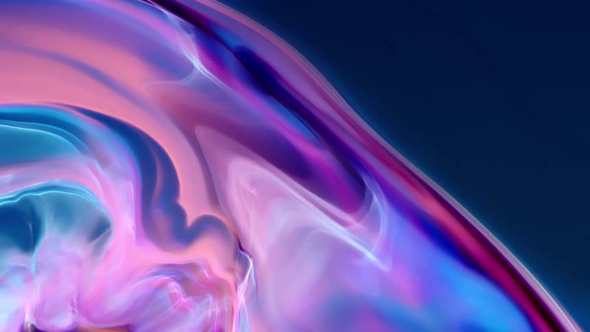 A wave of colors moves across the canvas