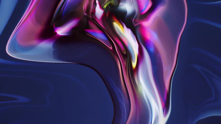 Abstract purple and dark blue colors embrangle fractal