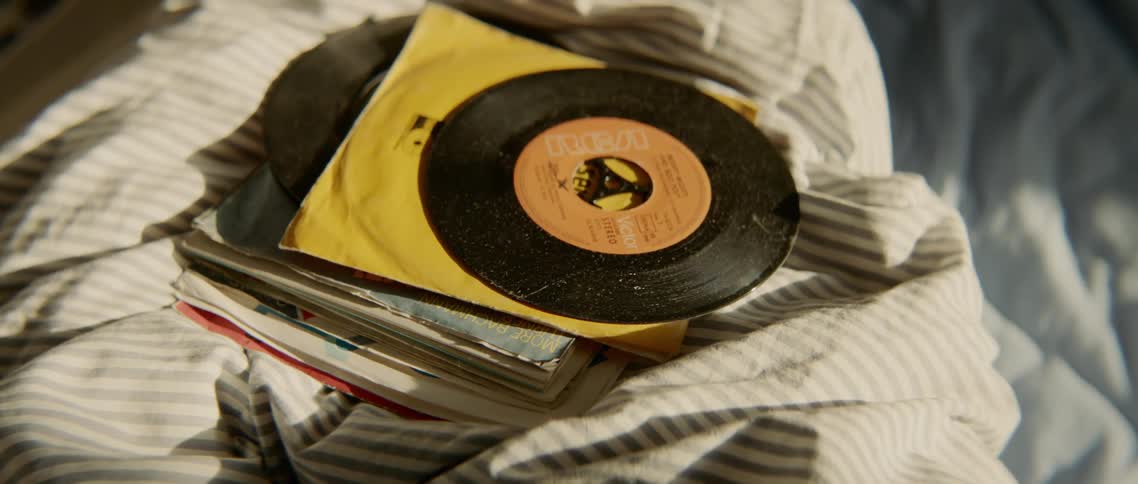 Records piled on one another