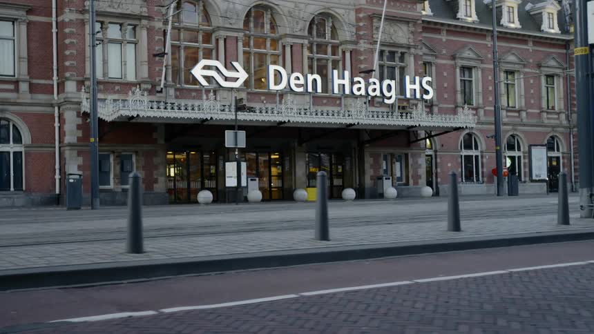 The outside of a train station