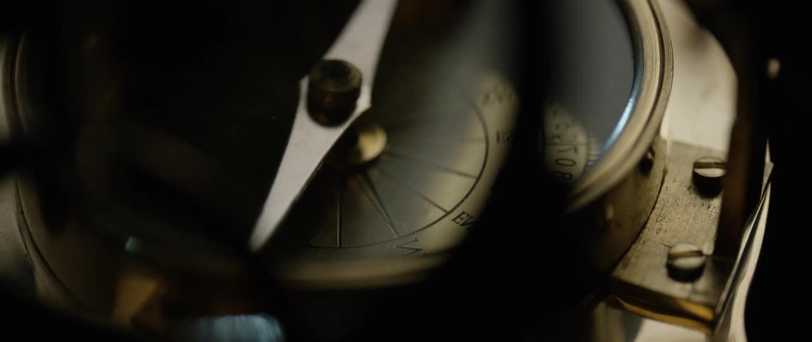 The face of a compass
