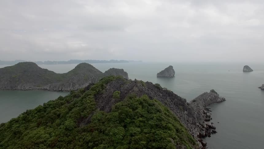 Islands and islets are scattered through out ocean