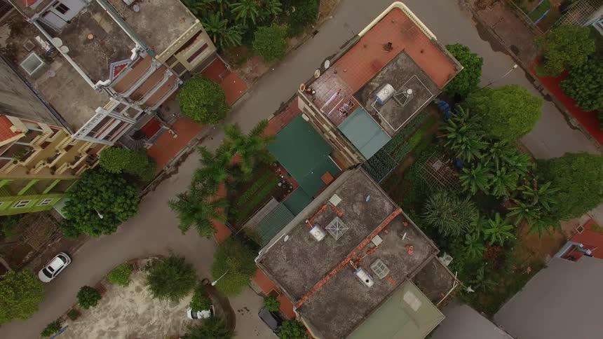 Apartments in a neighborhood
