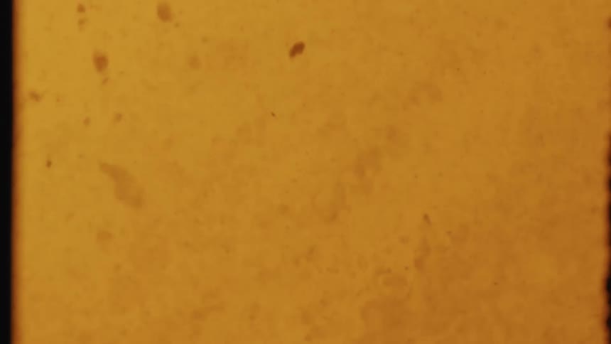 Grains of sand move around