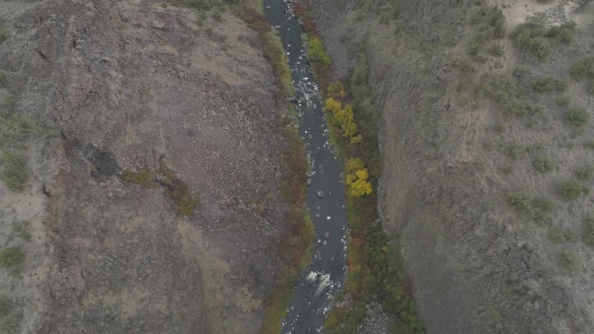 Birds eye view of a river
