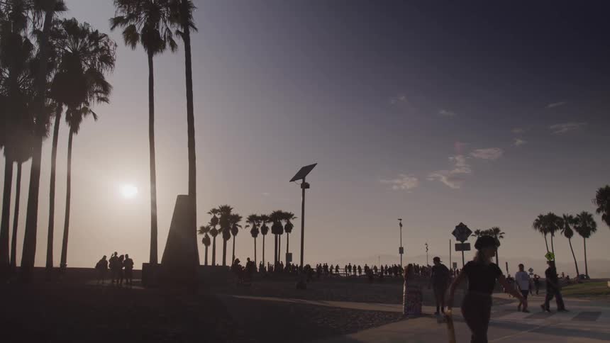 People hang out at the beach