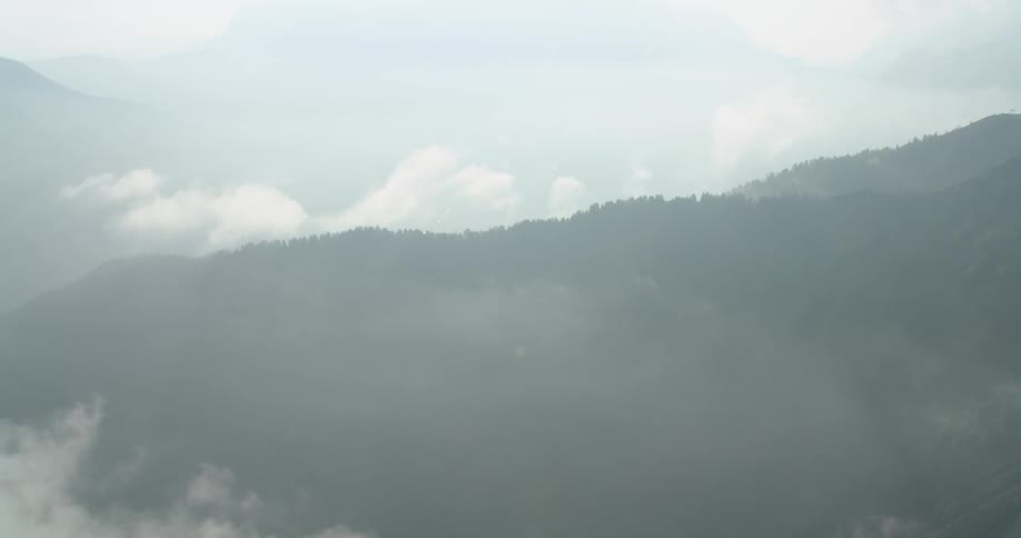 The smoke overtakes the sky