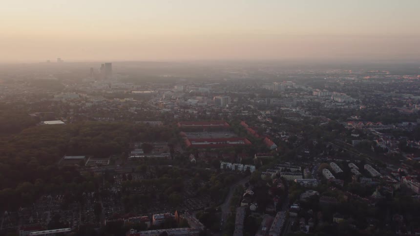 Buildings in a city