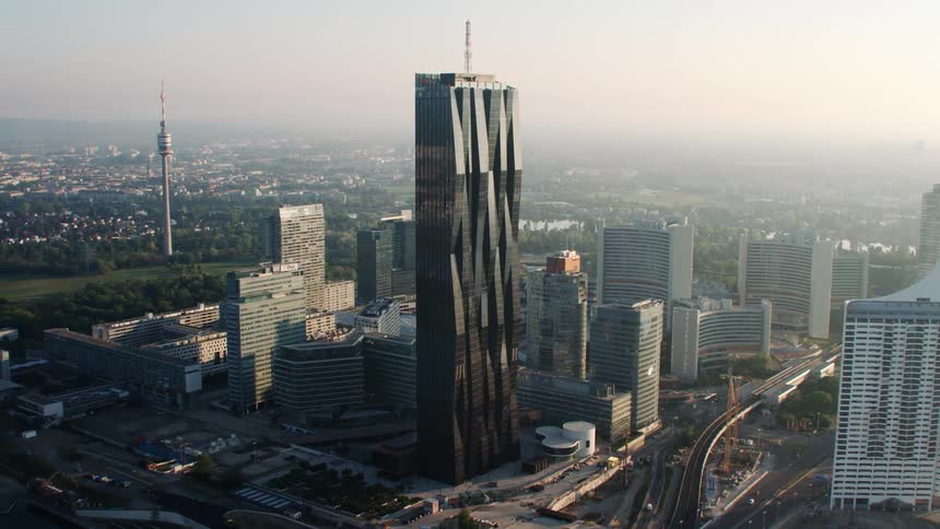 Skyscrapers in a downtown area