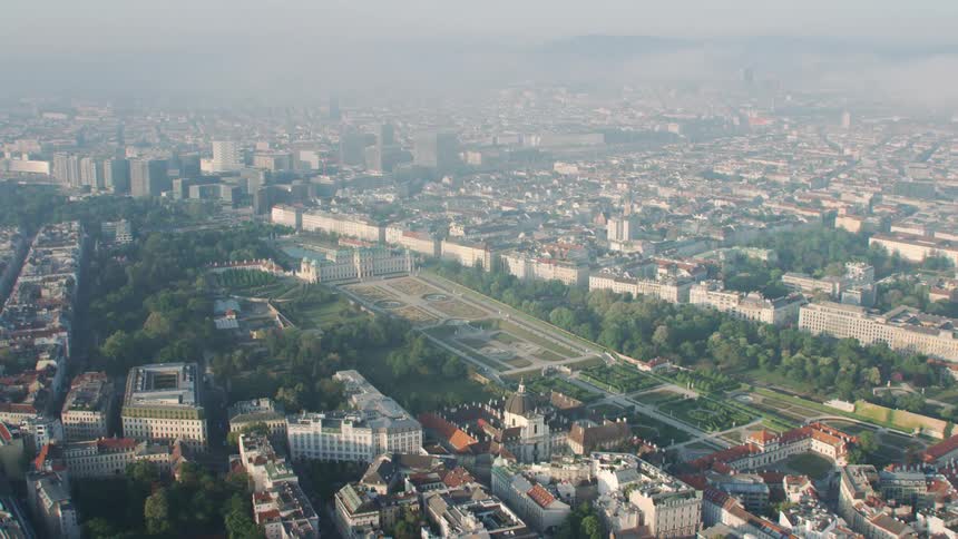Landscape of buildings in a city