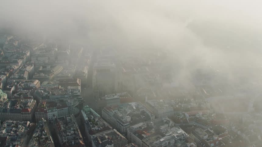 Aerial view of buildings in a city