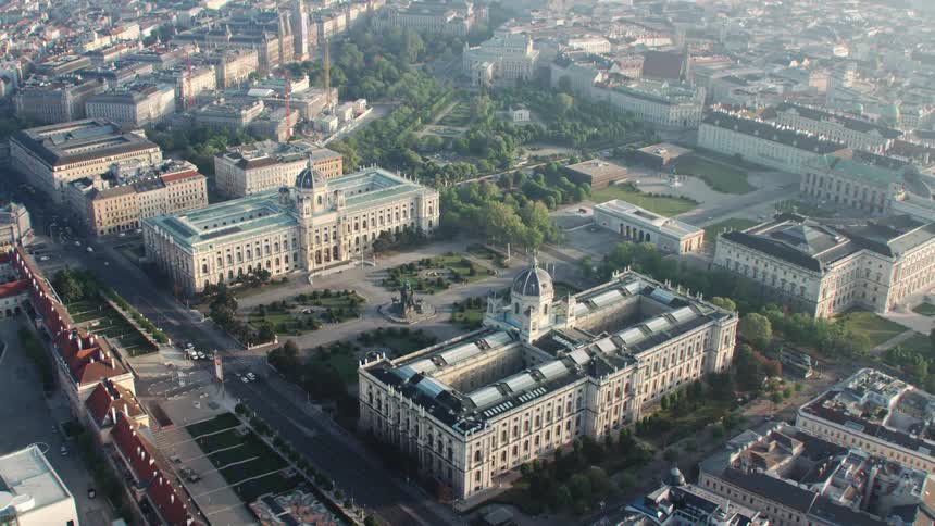 Large buildings in a city
