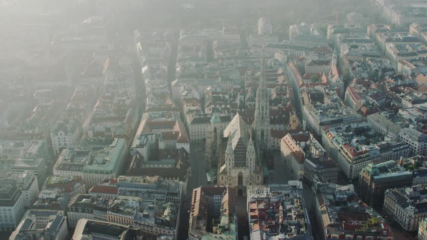 Buildings in a city