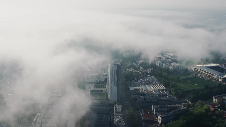 Buildings in a city