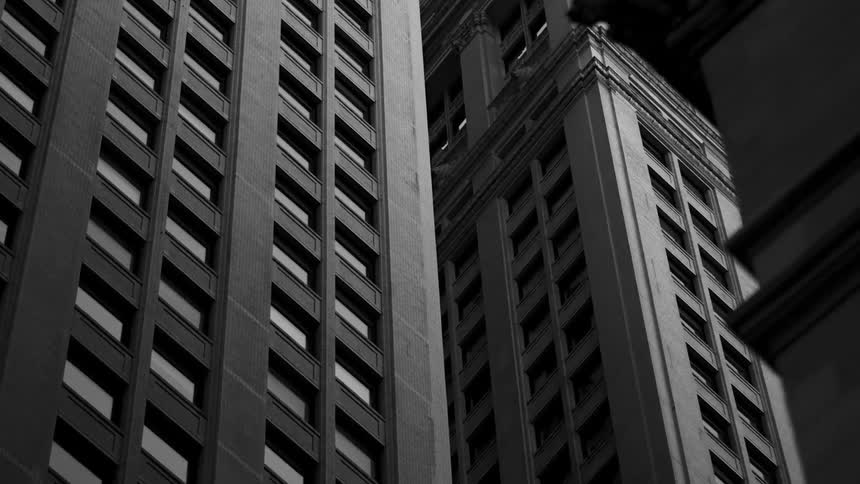 The buildings stand tall