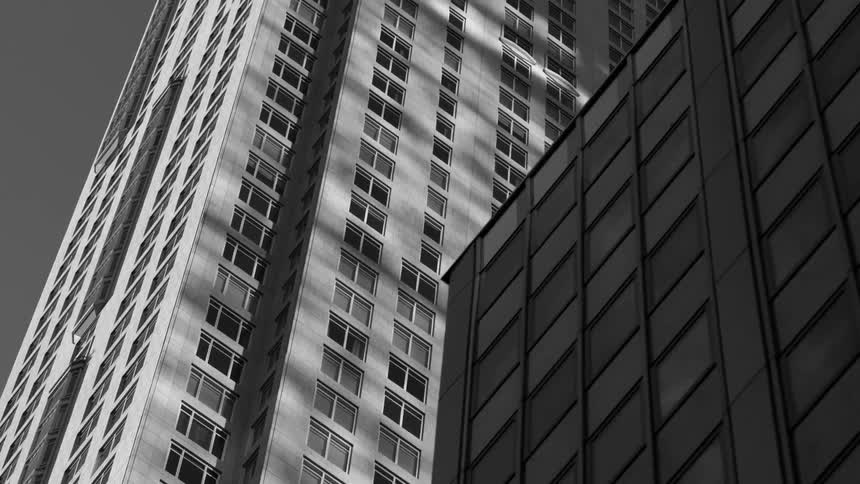 Buildings are standing tall in the city