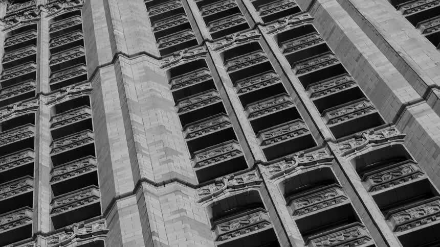 The view of a building