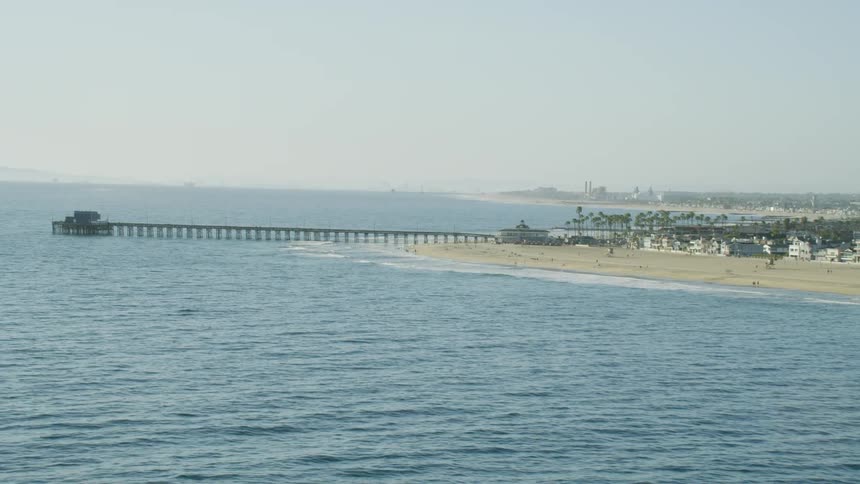 Aerial view of the Newport Point on Balboa Peninsula