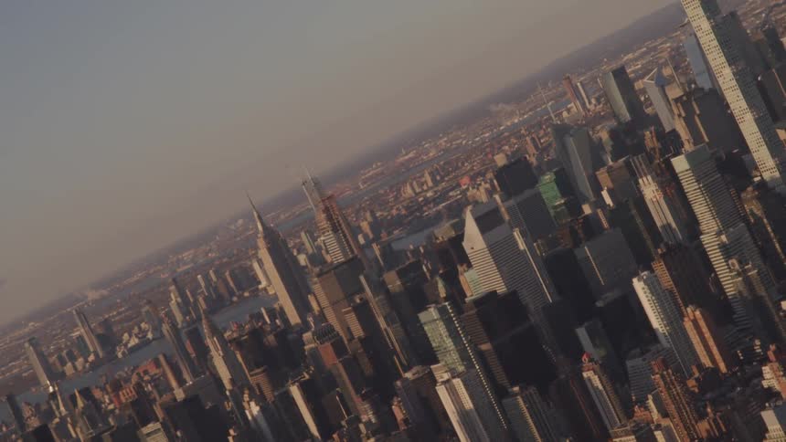 Skyline in a city