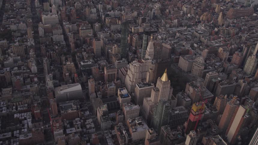 Buildings in a city