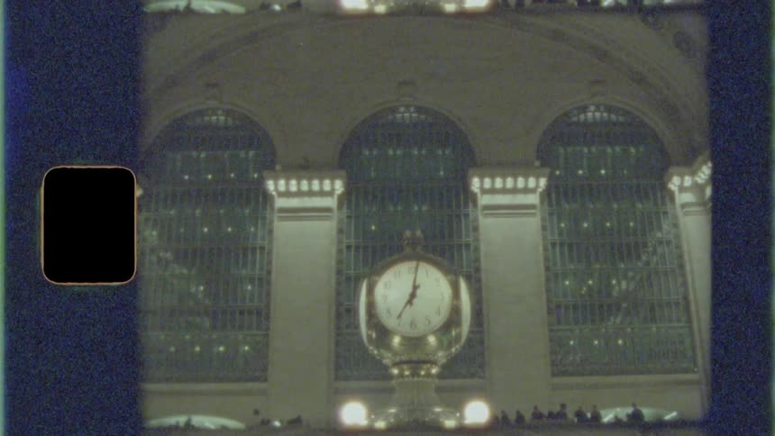 People stand outside of the terminal