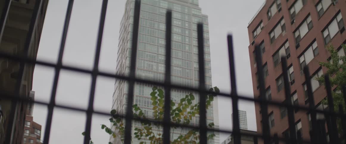 Office buildings in a downtown area