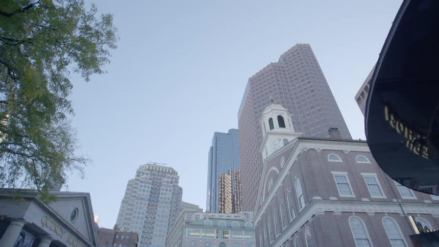 The building stands tall