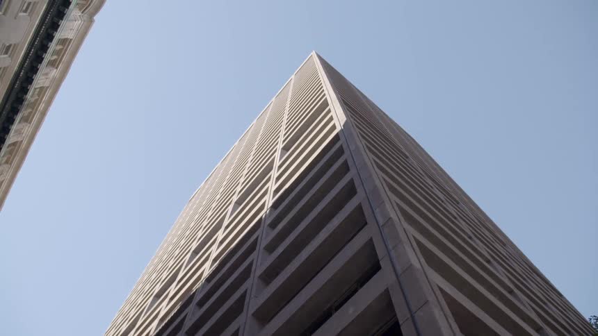 An office building in a city