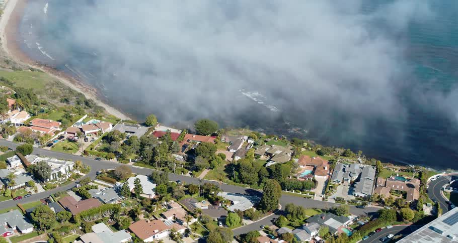 A neighborhood on the coast