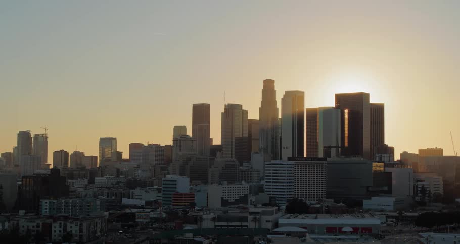 Skyscrapers in a city