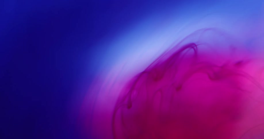 Dye mixes in a liquid