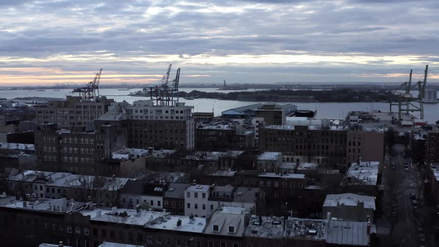 Cranes Stand Tall at Neighborhood Waterfront