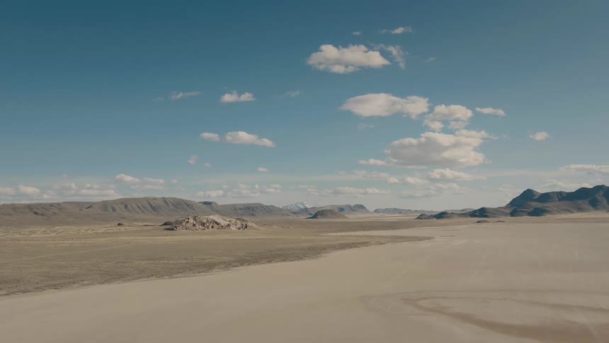 Landscape of a desert area