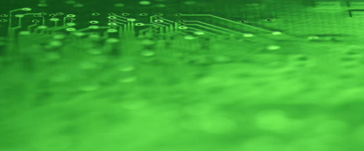 Wires on a circuit board