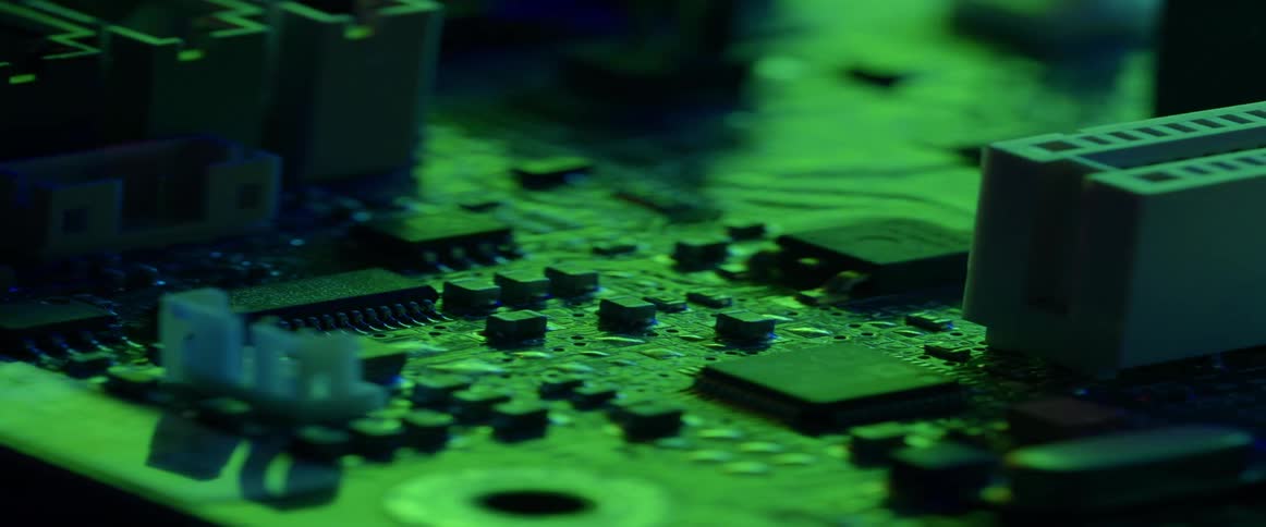 The light slowly flashes on the motherboard